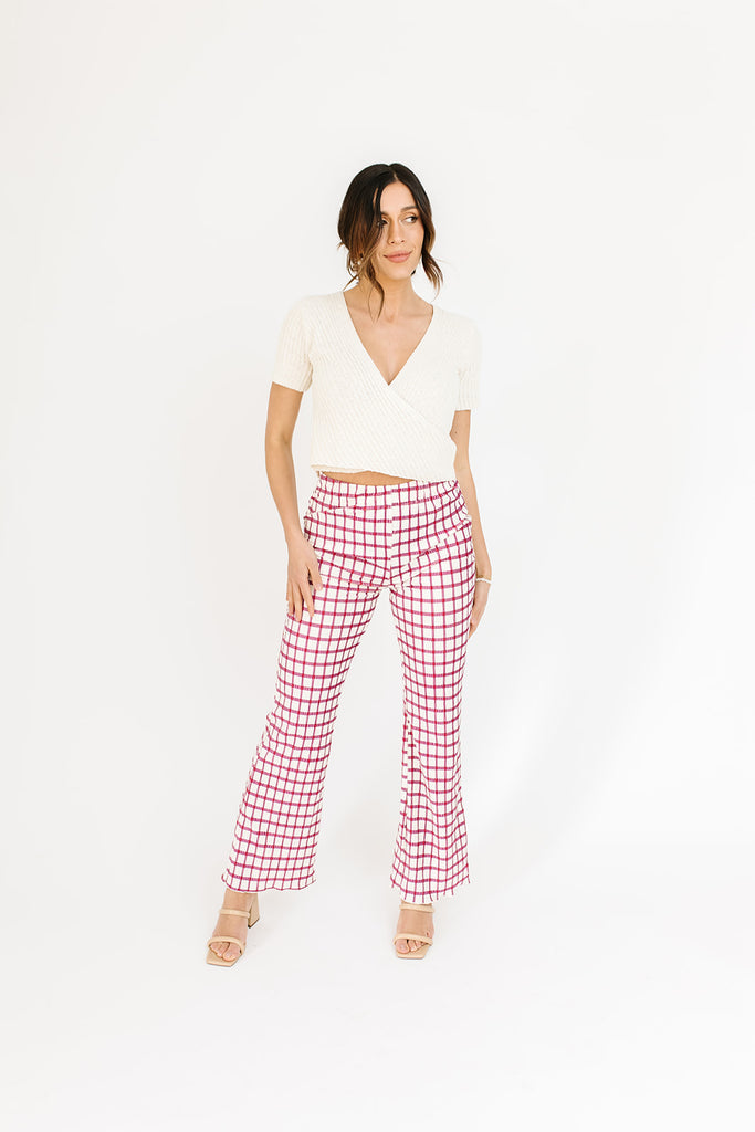 isabella plaid pants