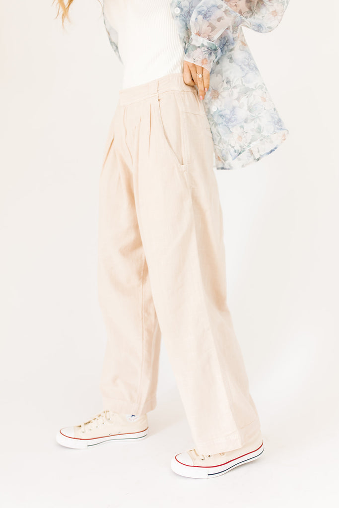 lotta love linen trousers // free people