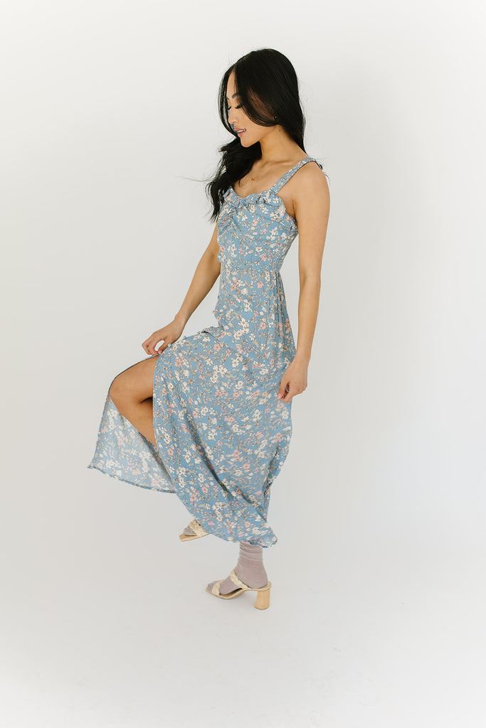 kora floral tank dress