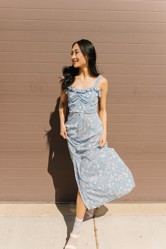 kora floral tank dress