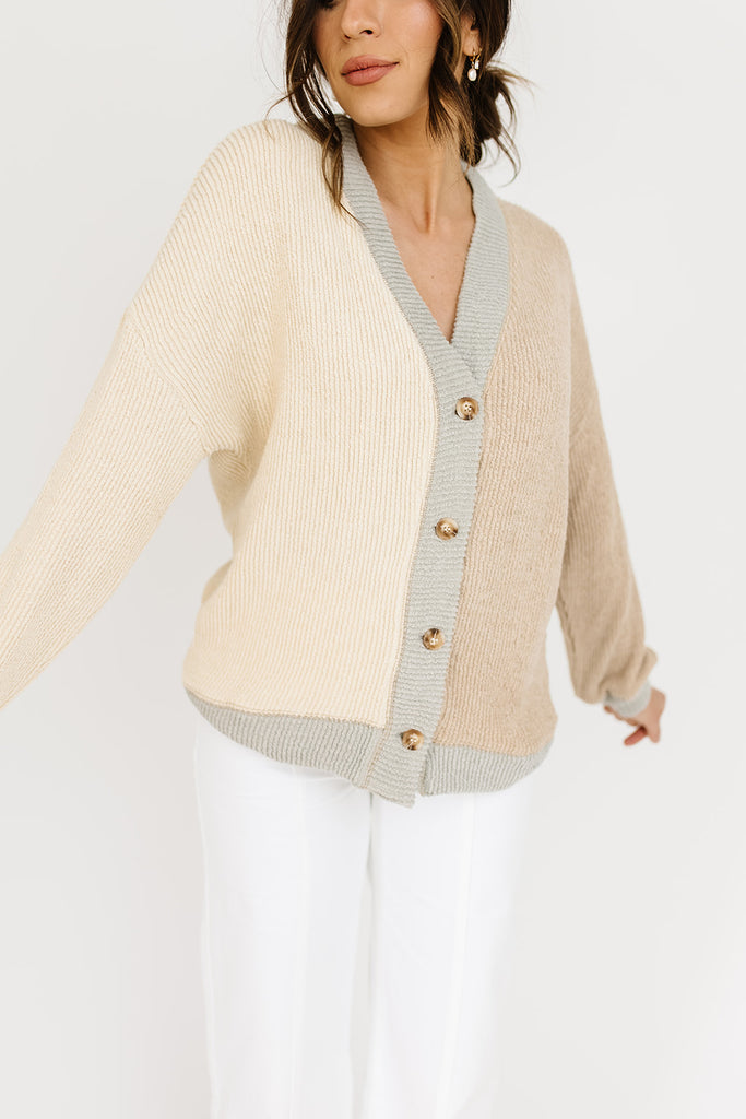 crissy color block cardigan