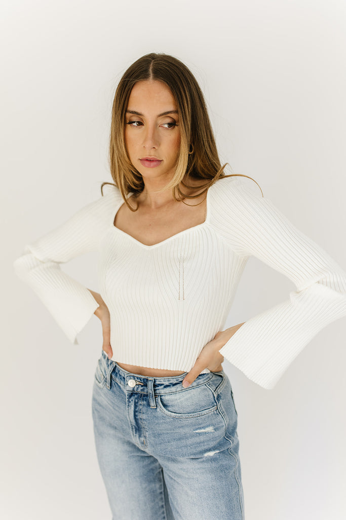 maximum effort knit top