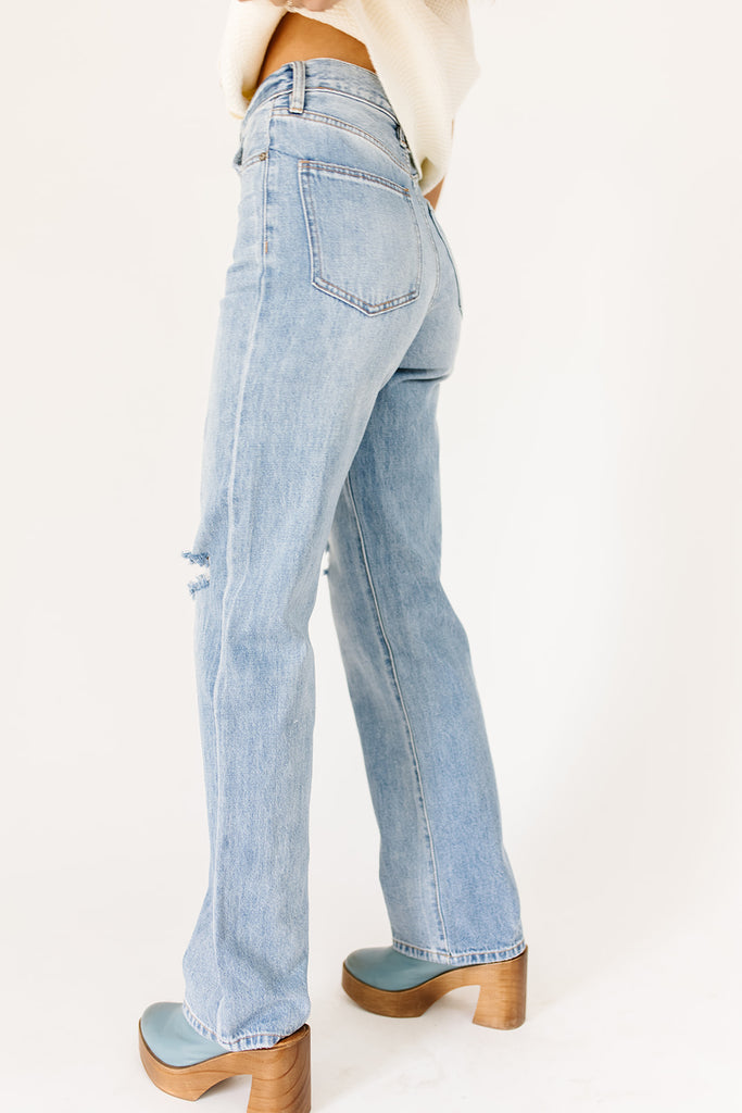 chloe crossover denim