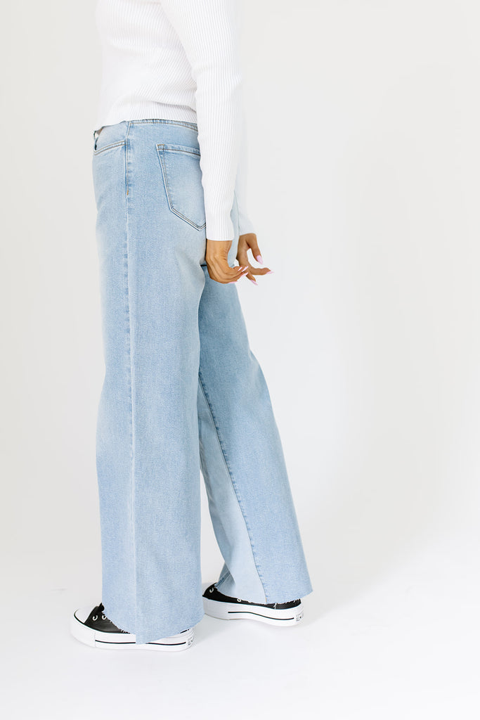 avril wide leg denim