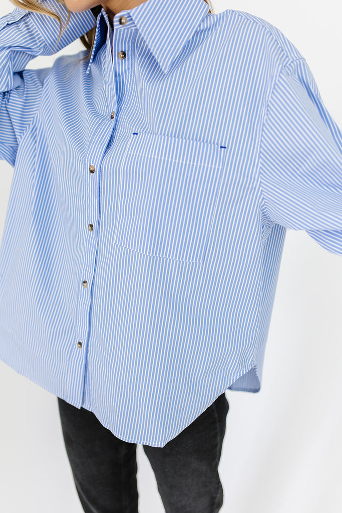 rudy striped button up