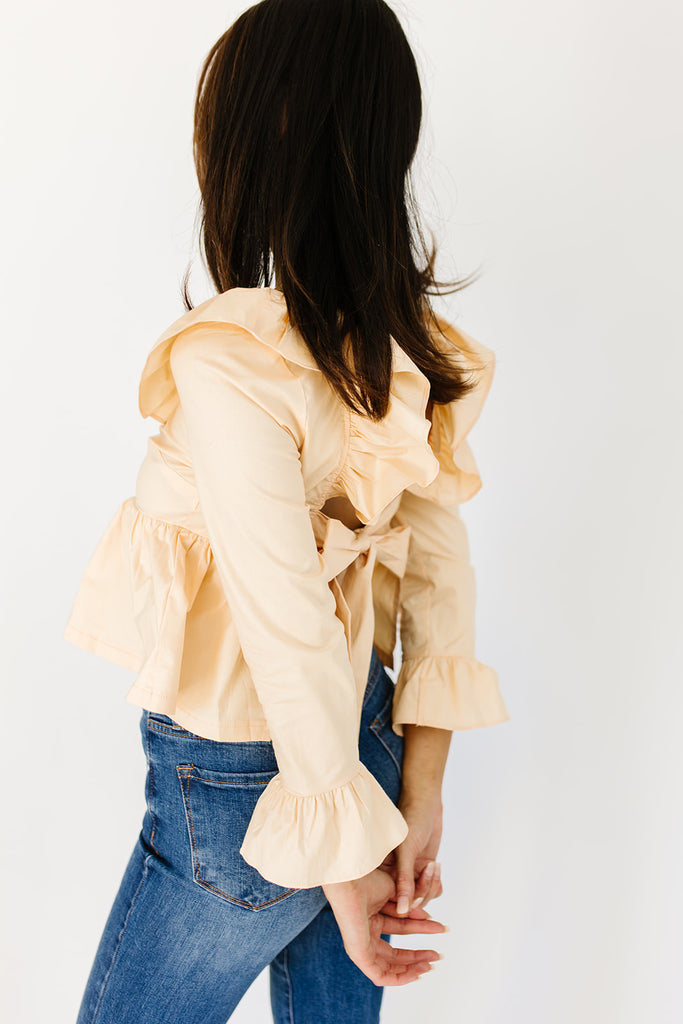 rudy ruffle blouse
