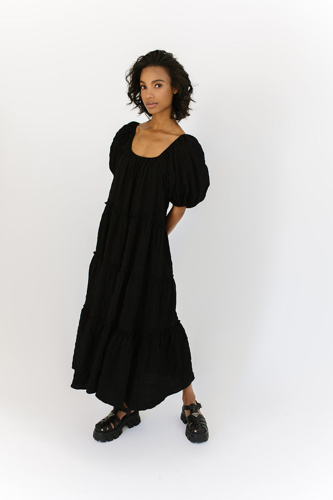 daymaker dress w/pockets // black *zoco exclusive*