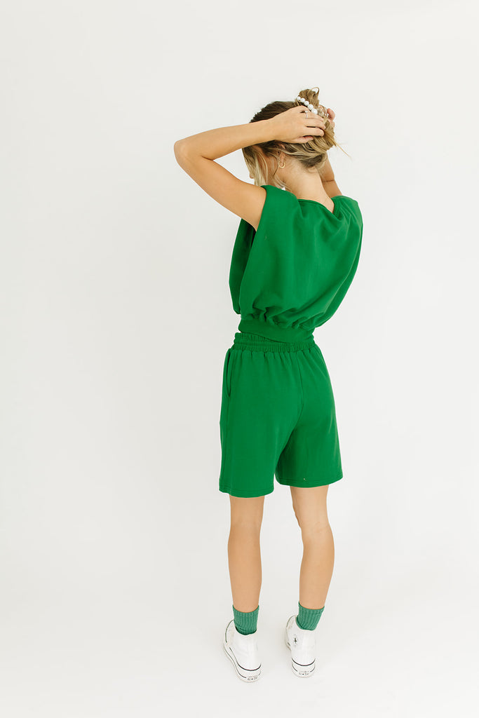 pacifica sweat set // emerald