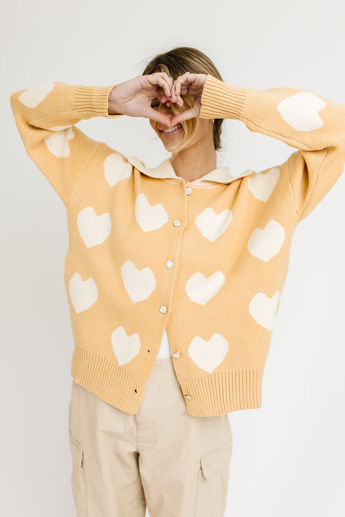 gimme hearts cardigan