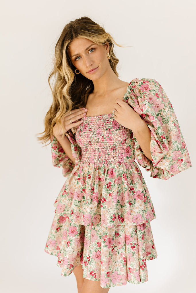 country club puff sleeve dress *restocked*