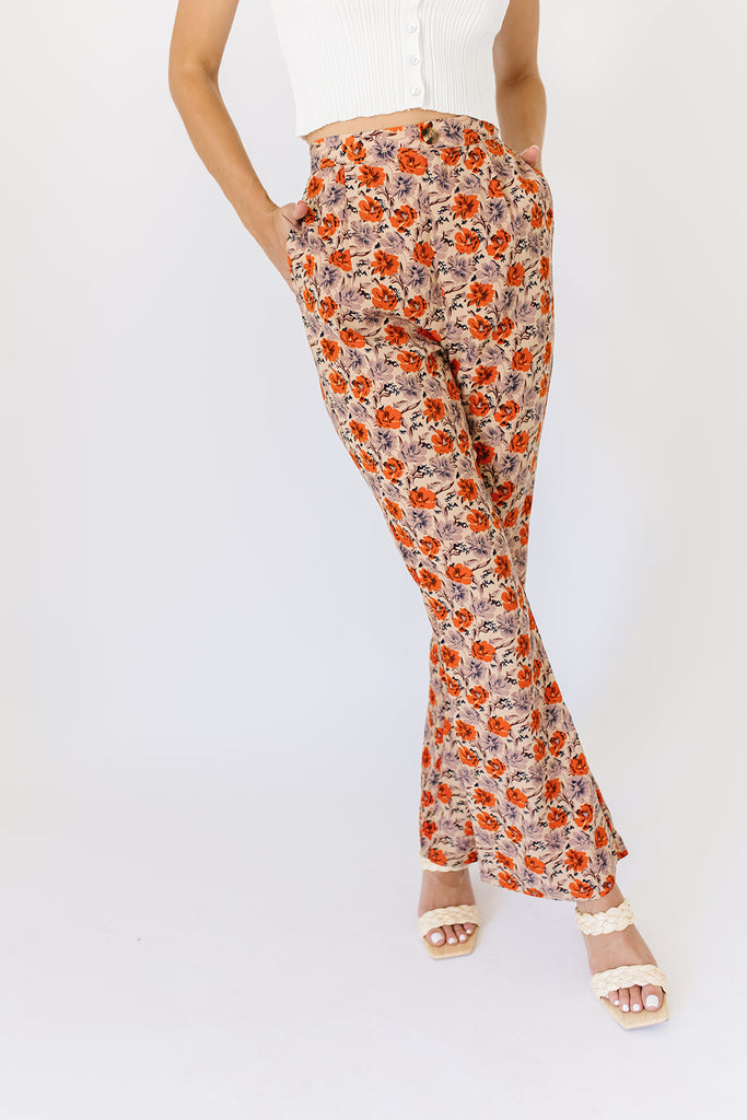 caroline floral pants