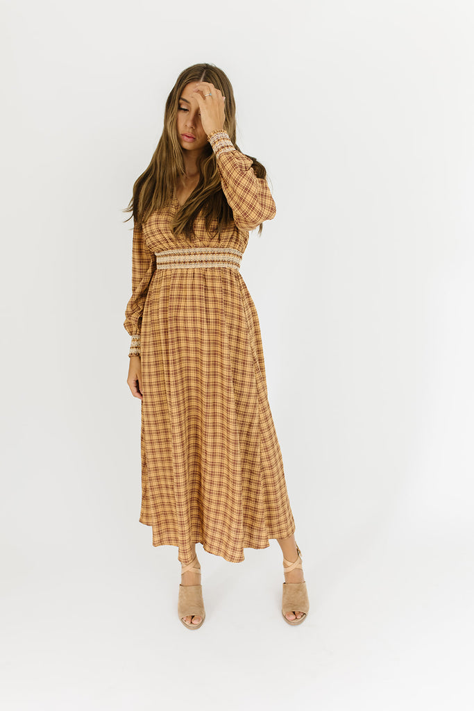 not plaid about it midi dress