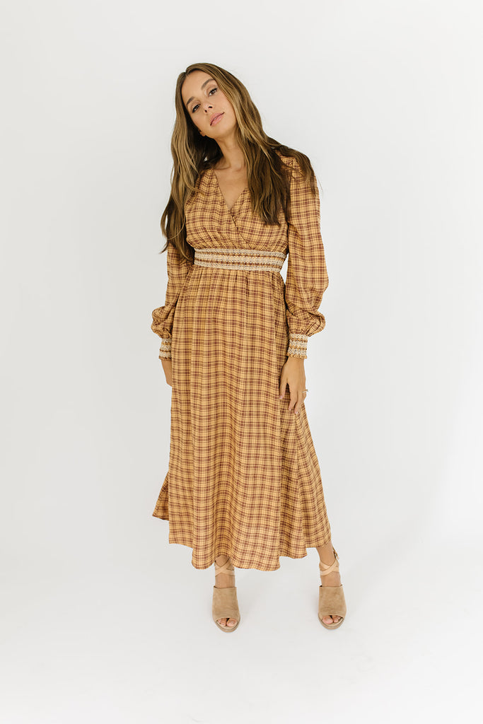 not plaid about it midi dress