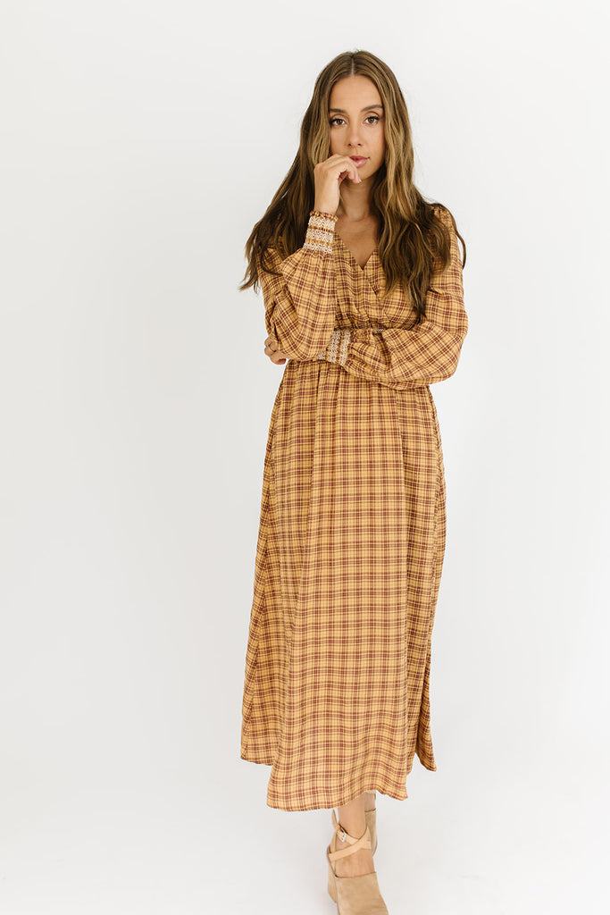 not plaid about it midi dress