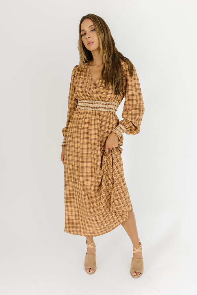not plaid about it midi dress