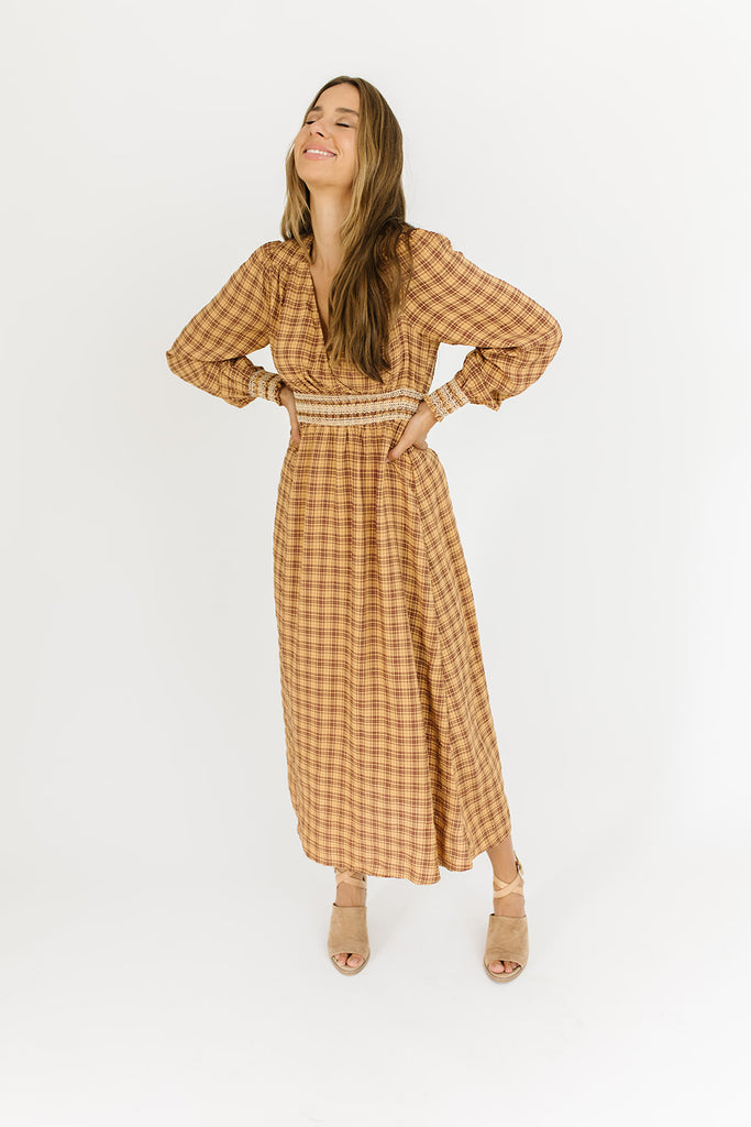 not plaid about it midi dress