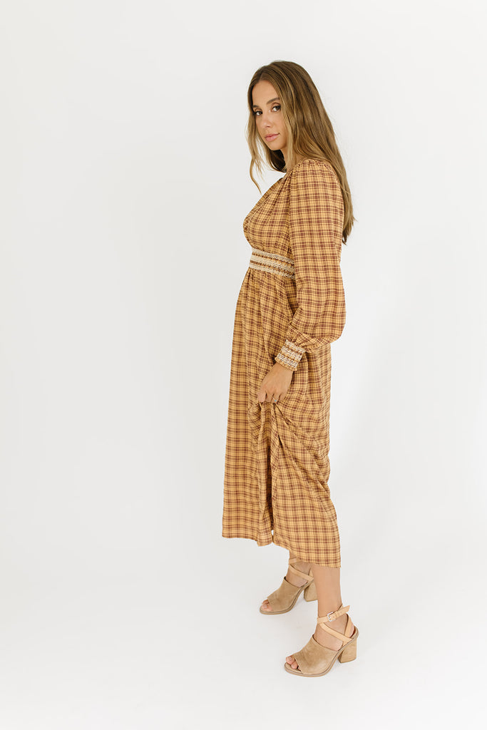 not plaid about it midi dress