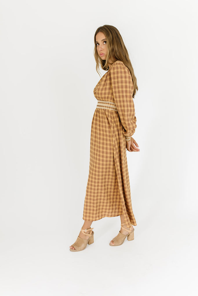 not plaid about it midi dress