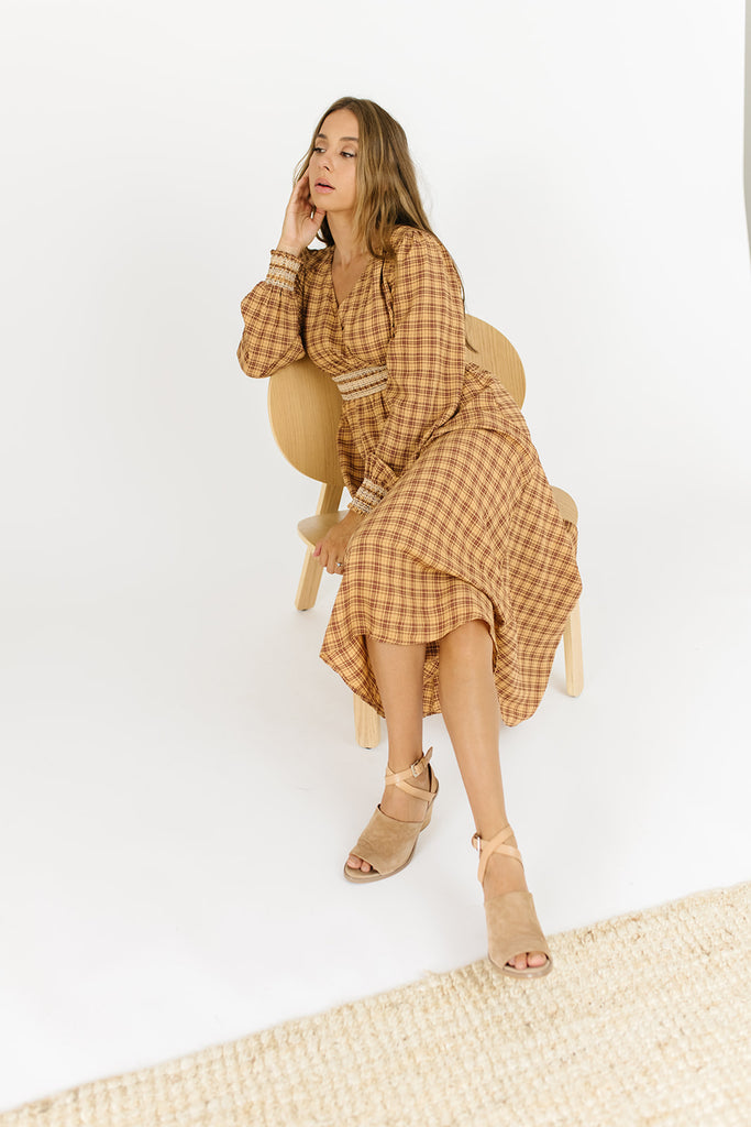 not plaid about it midi dress