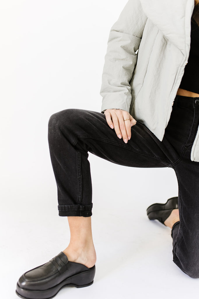 winston platform loafer mules // free people