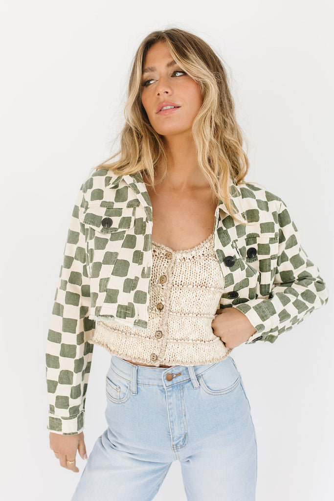 jackie checkered jacket