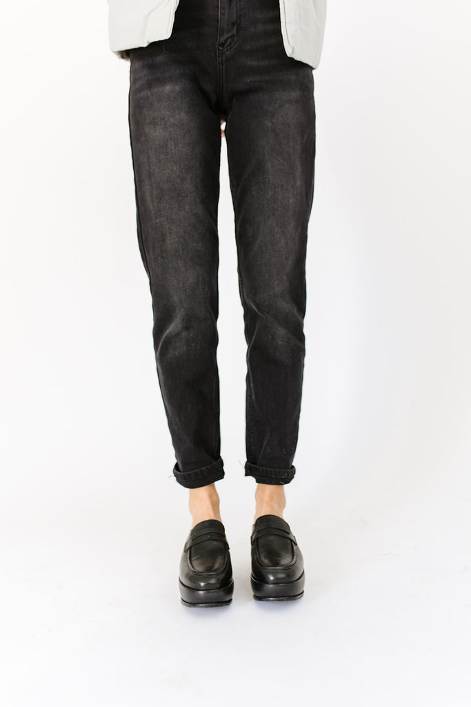 winston platform loafer mules // free people