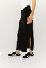 dazzling satin maxi skirt