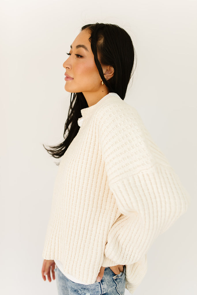 sophie knit sweater // cream