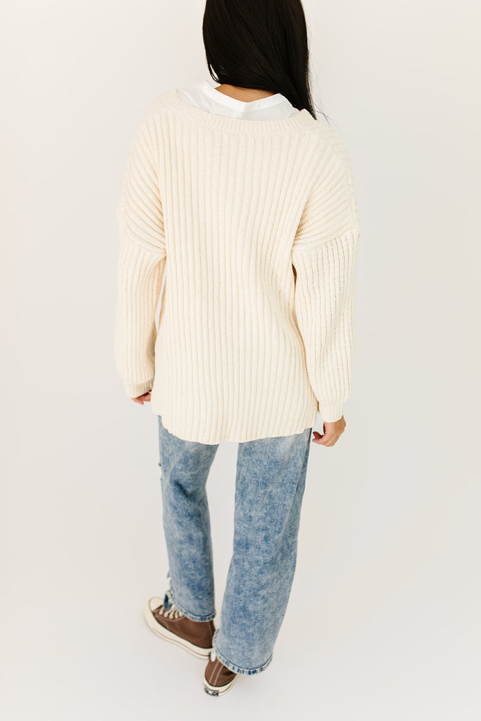 sophie knit sweater // cream