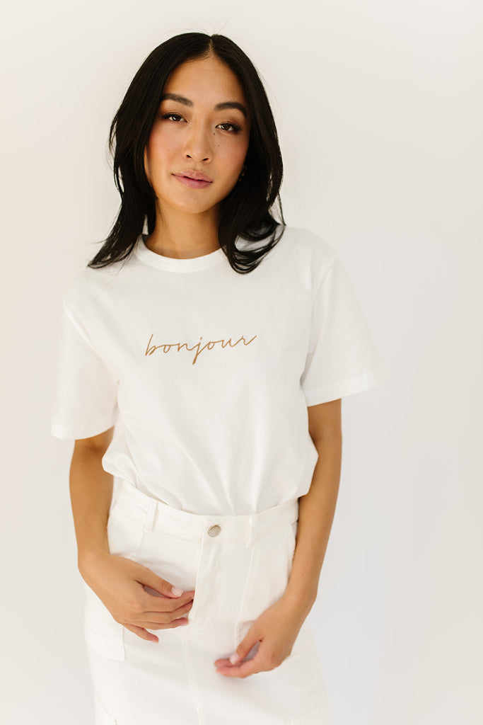 bonjour tee