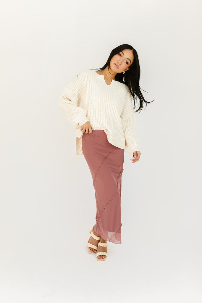 sophie knit sweater // cream