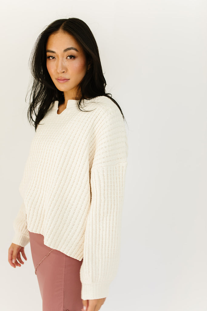 sophie knit sweater // cream