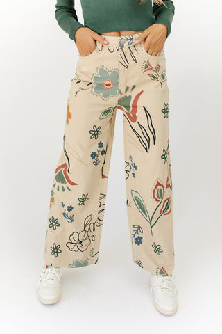 oslo embroidered pants