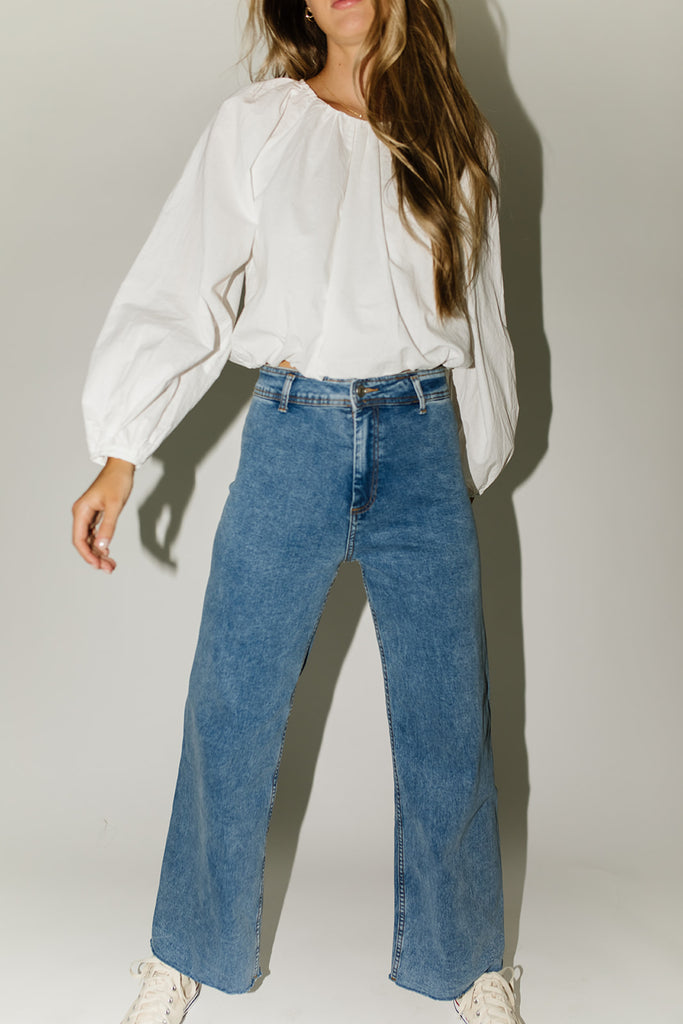 treasure wide leg denim