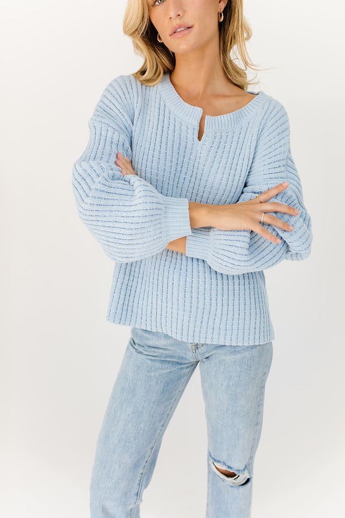 Baby blue knit online jumper