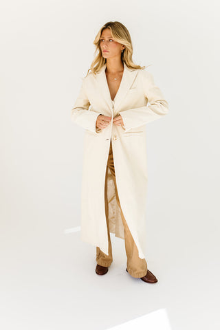 on my mind cropped blazer