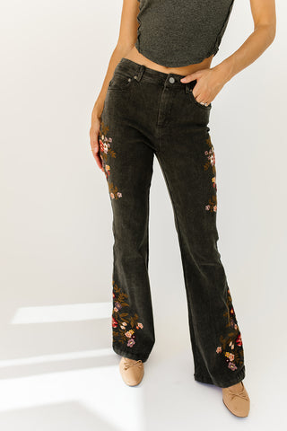 carla floral flare pants