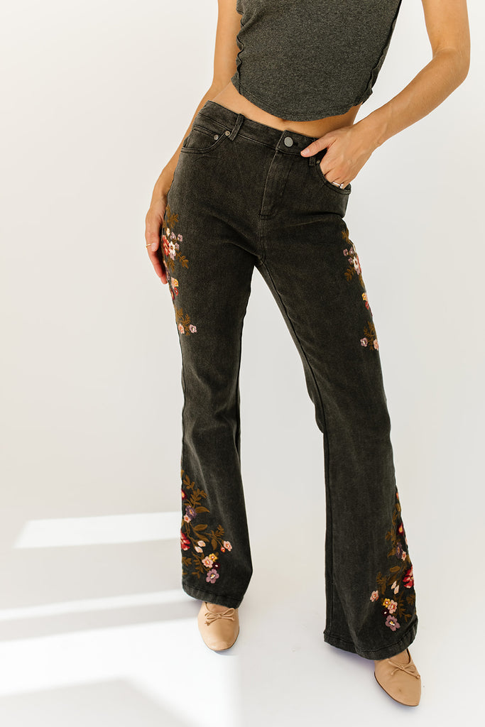 oslo embroidered pants
