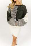 carrie patchwork sweater