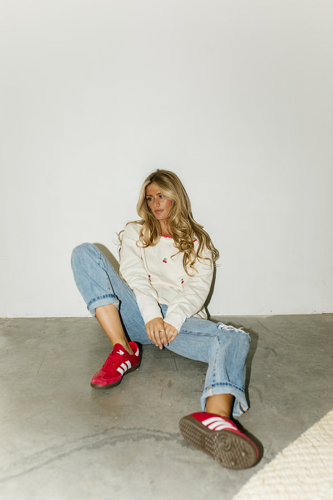 cherry on top sweater