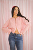 liv cardigan // pink *zoco exclusive*