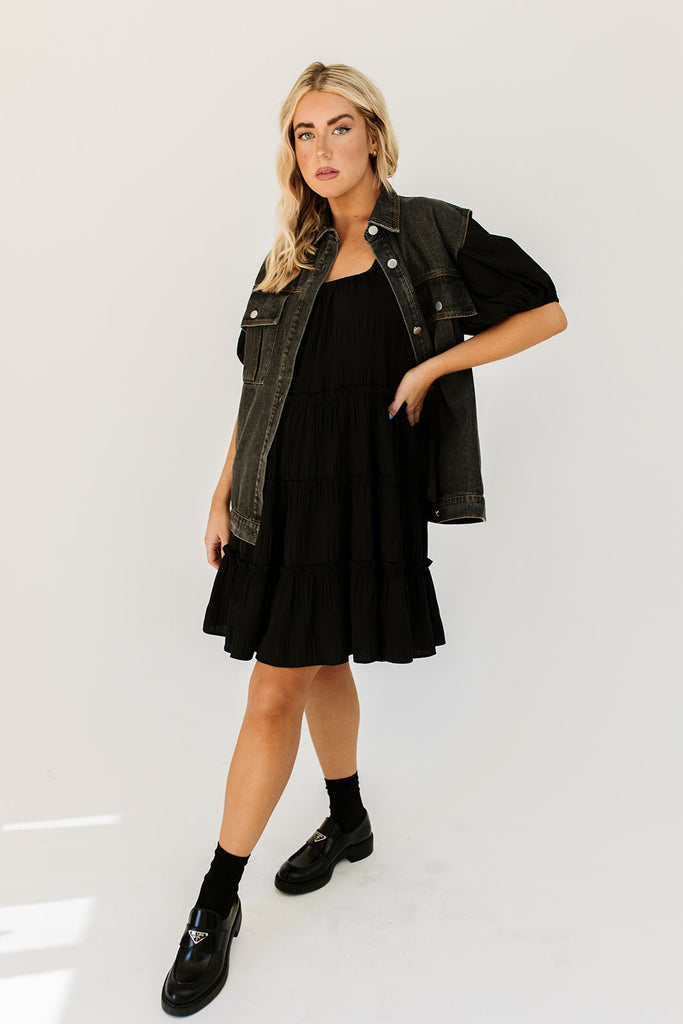 short daymaker dress // black *zoco exclusive*