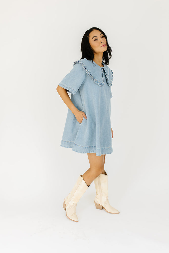 neverland denim dress *restocked*