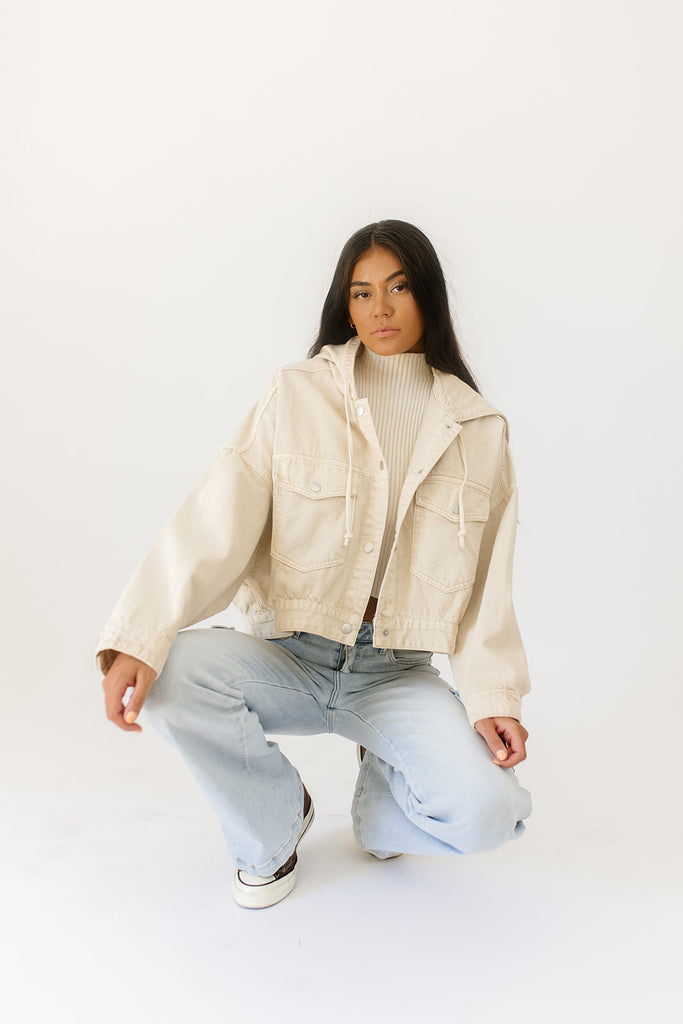 here to stay utility jacket // oat