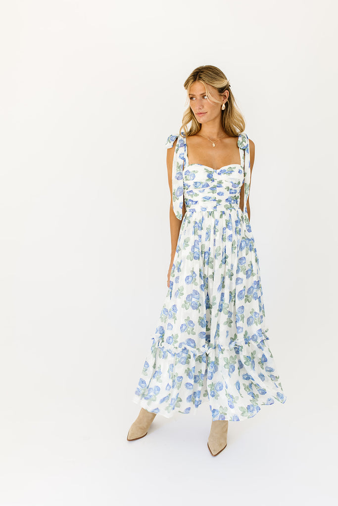 wesley floral maxi dress