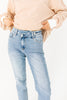 bobbie crossover denim // light wash