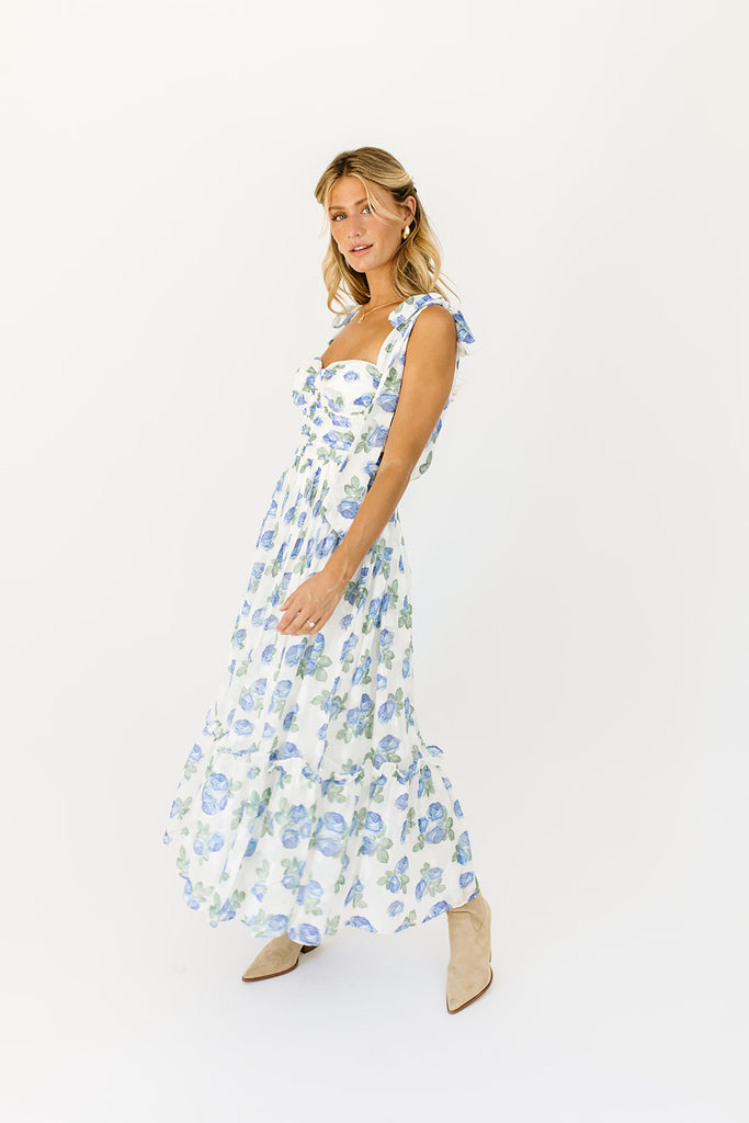 wesley floral maxi dress