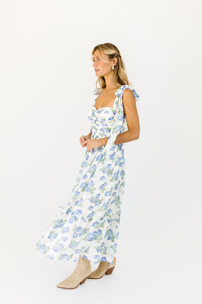 wesley floral maxi dress