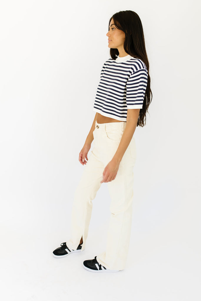 time out striped top