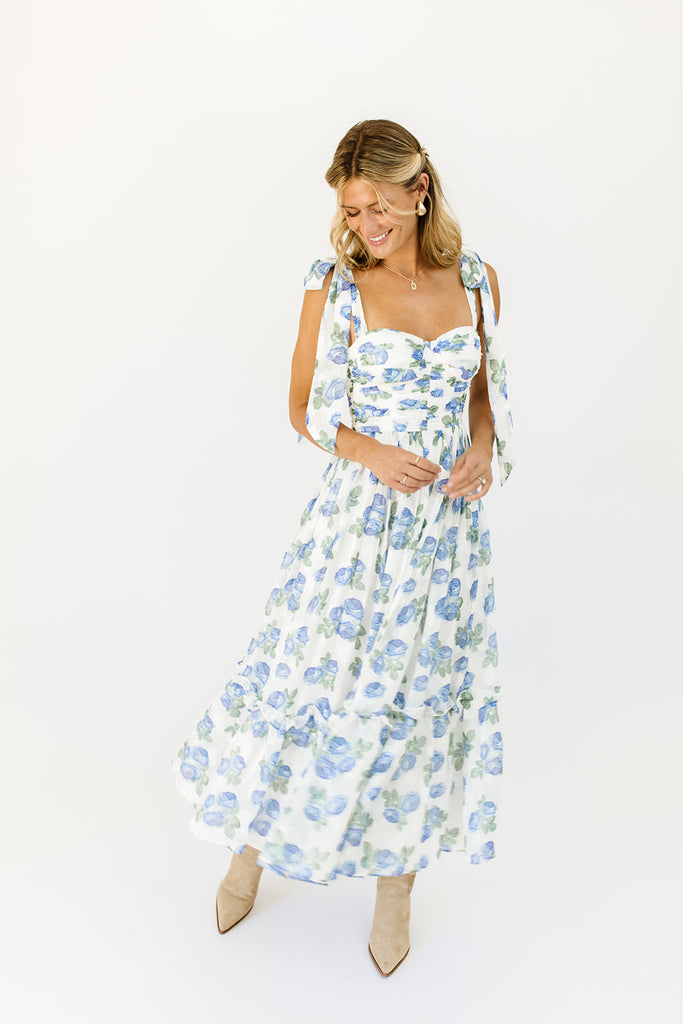 wesley floral maxi dress